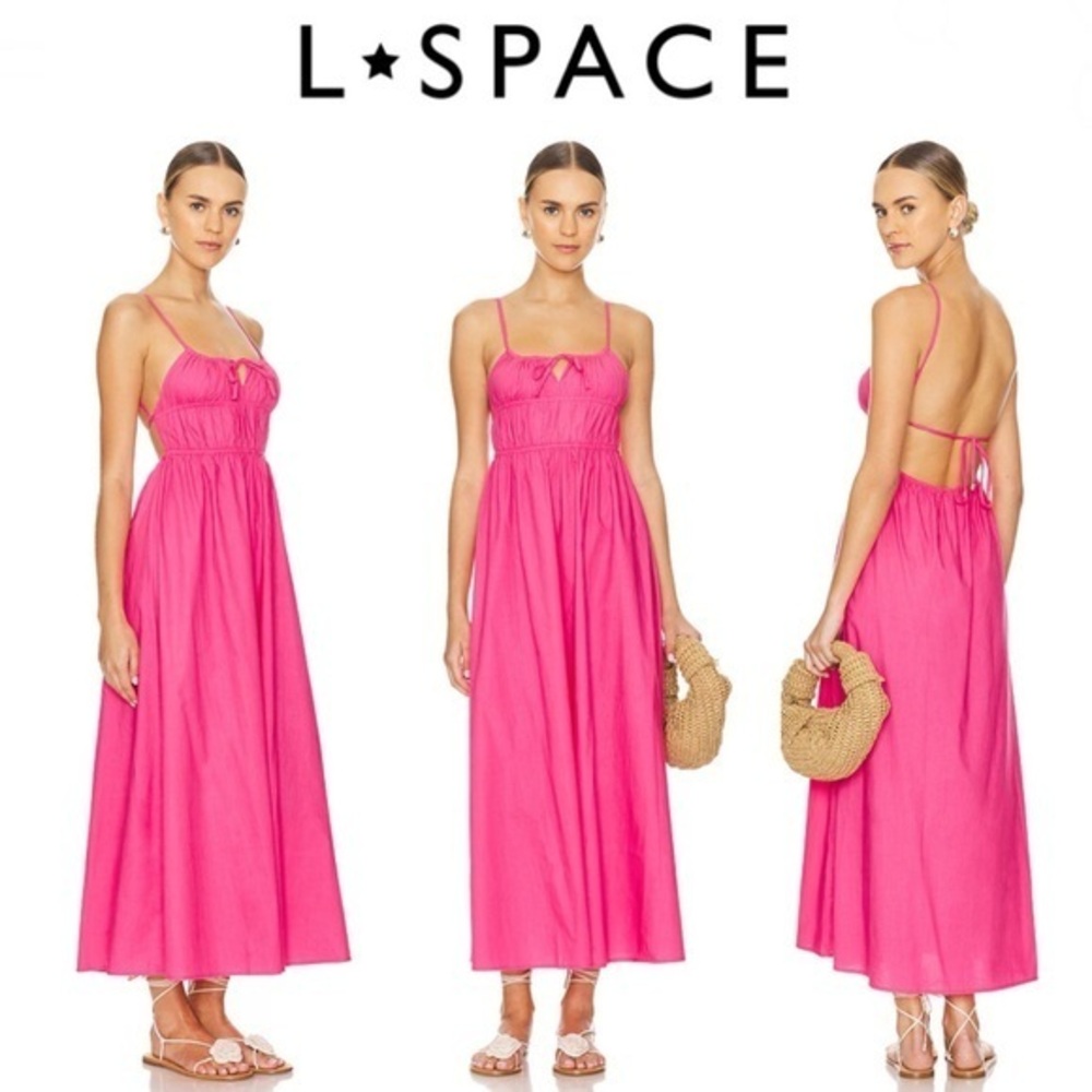 L*Space Cordova Pink Maxi Dress sz S 150$